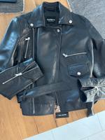 Schwarze neue Lederjacke / BARNEYS Kr. München - Brunnthal Vorschau