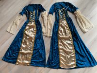 NEU!Gr.S/M Mittelalter Kleid Gewand Schnürrung gold/blau Samt 38 Hessen - Runkel Vorschau