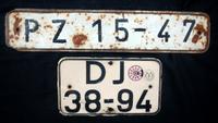 Kfz-Kennzeichen, Nummernschild DDR, 2 Stück Berlin - Steglitz Vorschau