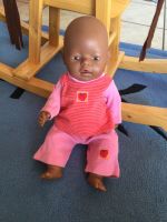 Süßes Set Erdbeere Puppe 43cm wie Baby Born Pullover Hose Bayern - Murnau am Staffelsee Vorschau