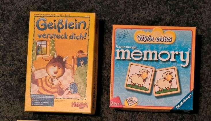 Memory Ravensburger Haba div. Gesellschaftsspiele in Himmelpforten