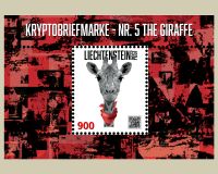 Crypto Stamp Briefmarke The Giraffe Nr.5 Liechtenstein 2023 Sachsen - Bad Lausick Vorschau