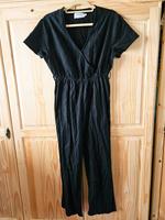 Hannalicious x na-kd jumpsuit S 36 schwarz Baumwolle Leinen Hessen - Habichtswald Vorschau