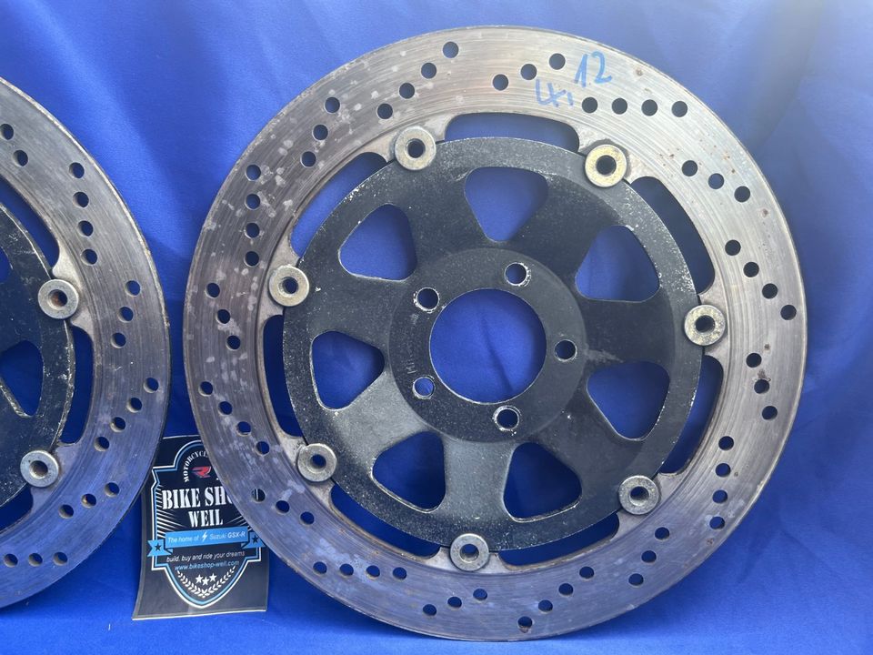 471_O Bremsscheiben Suzuki GSX-R 1100 GU74 GSXR brake rotors disc in Strotzbüsch