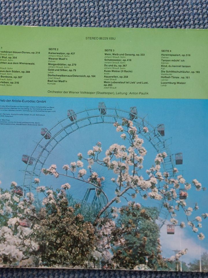 Doppelalbum An der schönen blauen Donau, die 24 schönsten Wiener in Rotenburg (Wümme)