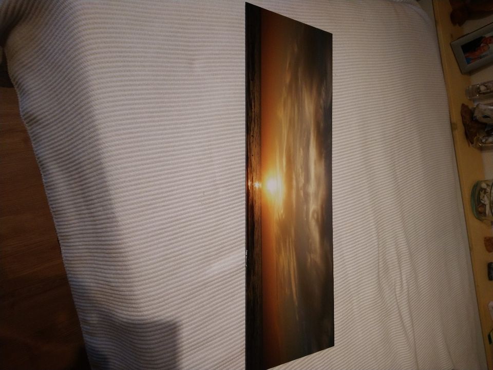 Poster Sonnenuntergang,Alu-Dibond,90x30cm,Aufhängung Alu,beschä in Garmisch-Partenkirchen