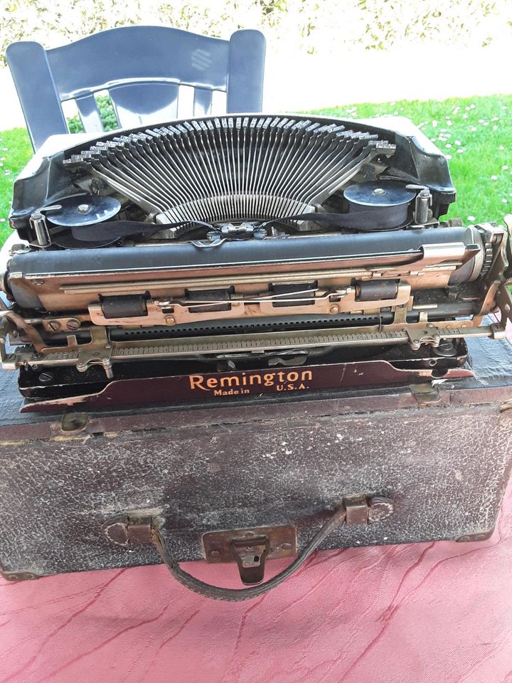 Schreibmaschine Remington Portable, Model 5, Vintage, USA in Rötha