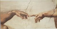 - Die Erschaffung Adams / Hand Gottes - Michelangelo - Poster - Hessen - Eschborn Vorschau