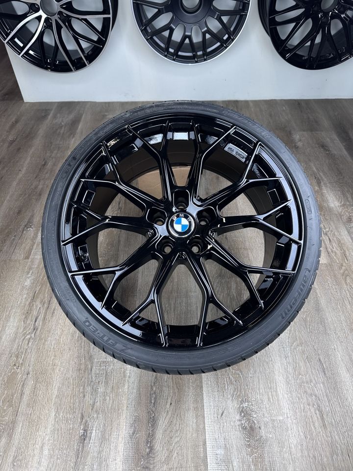 FF Wheels FF01 19 Zoll Sommerräder für BMW X3 X4 F25 F26 G01 G02 X-N1 M Felgen Reifen Räder schwarz e83 NEU ABE Performance 8,5x19 5x120 Sommerreifen Komplettreifen 3er 4er 5er M40d M40i Kompletträder in Neckarsulm