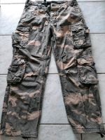 Airborne Vintage Black Camo Hose von Impericon Sachsen - Dessau Vorschau