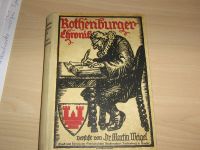 Buch von 1929: Rothenburger Chronik von Dr. Martin Weigel Bayern - Stein Vorschau