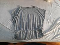 Graues lockeres Tshirt mit breitem Bund Sachsen - Schönbach Vorschau