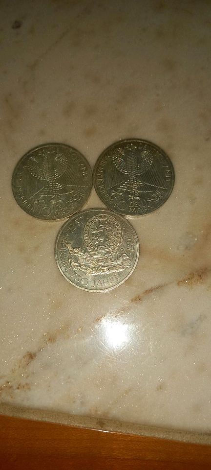 Silber Münzen 3× 10DM in Bonn