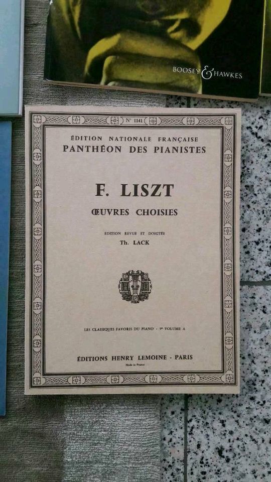 Notenbücher Klaviernoten Mozart Schubert Liszt  usw. in Hamm