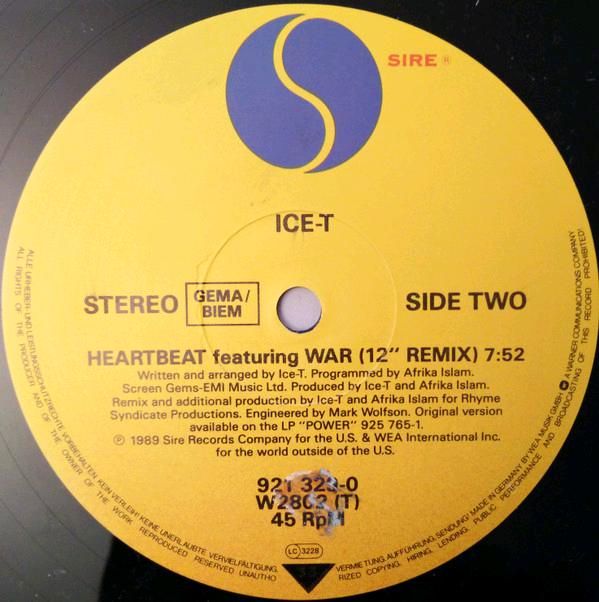 Ice T, Lethal Weapon 12"Maxi Single Vinyl NM in Düsseldorf