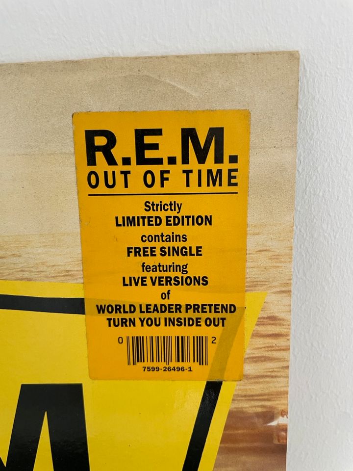 R.E.M. OUT OF TIME LP Vinyl, LIMITES EDITION,top Zustand! in Leopoldshöhe