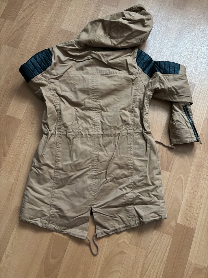 Toller Parka v. Pimkie, Gr. S, Beige mit Lederapplikatoren, RAR! in Oberlungwitz