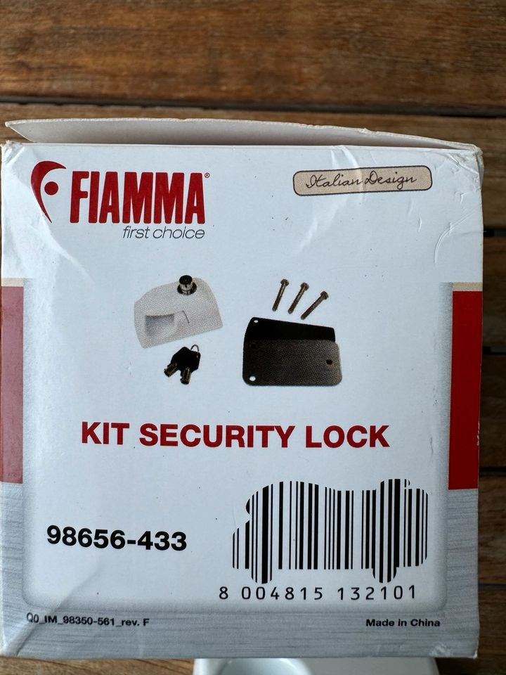 FIAMMA Kit Security Lock Sicherheitsschloss Camper in Dresden