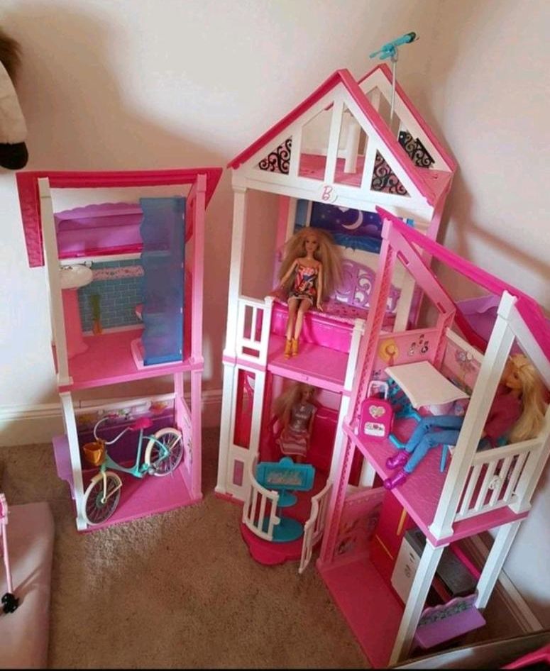Großes Barbie Haus mit Chelsea und viel Zubehör in Goslar