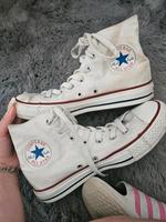 Weiße Converse All Star Chucks Classic Stoff Übergang 37 white Niedersachsen - Stade Vorschau
