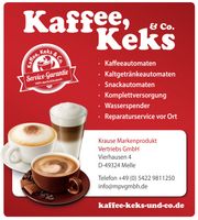 Servicefahrer/in für Kaffee und Snackautomaten Niedersachsen - Melle Vorschau