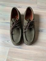 Scholl Halbschuhe Schnürschuhe Schuhe Leder khaki Gr.39 Wandsbek - Hamburg Rahlstedt Vorschau