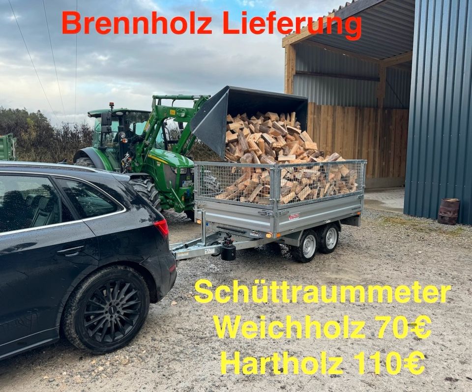 Brennholz trocken in Langfurth