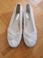 Ballerina Weiß 39 Häkeloptik Nürnberg (Mittelfr) - Mitte Vorschau