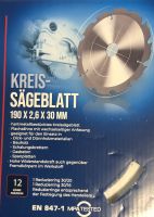 Kreissäge Kreis Sägeblatt OVP 190 x 2,6 x 30mm Nordrhein-Westfalen - Ennepetal Vorschau