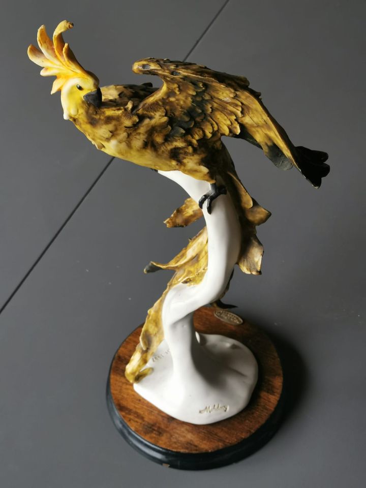 Vogel Skulptur Kakadu / M. Kaveh Mandavy 1997 / tropisch exotisch in Recklinghausen