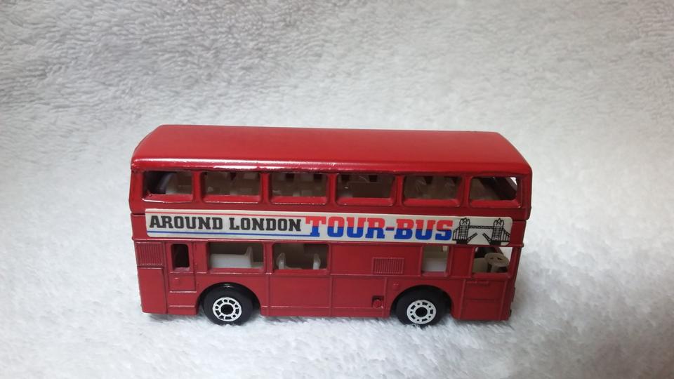 Matchbox Leyland Titan Doppeldeckerbus-Modell -1981-; unbespielt in Freiensteinau