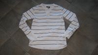 Langarmshirt_Shirt_Henley_weiß_flieder_gestreift H&M * S_176/180 Niedersachsen - Gifhorn Vorschau