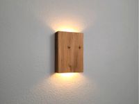 Wandlampe Altholz dunkel | gehackt | gebürstet | dimmbar | LED G9 Bayern - Palling Vorschau