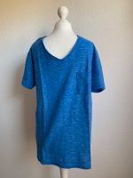 Basic T-Shirt Blau/Weiß meliert Gr. M Rheinland-Pfalz - Rengsdorf Vorschau
