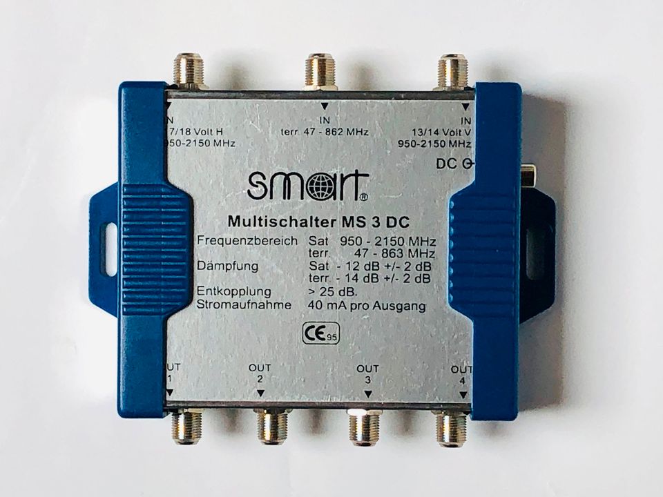 :: SMART SAT-Multischalter MS 3 DC, 3x Ein-/ 4x Ausgang :: in Orsingen-Nenzingen