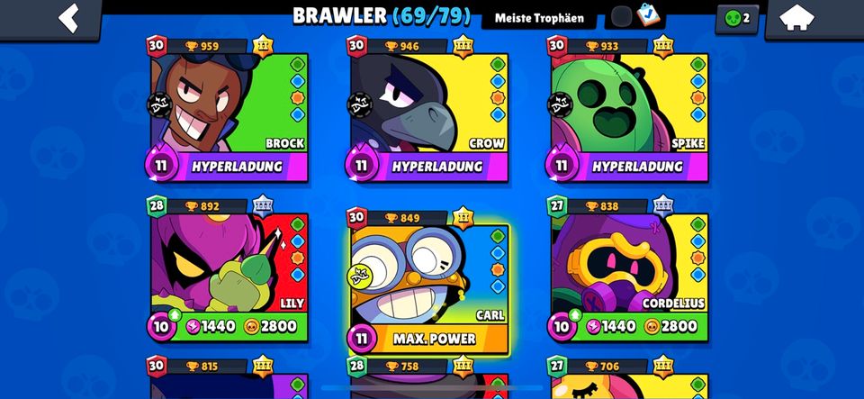 Brawlstars Rang 30 Carry in Nürnberg (Mittelfr)