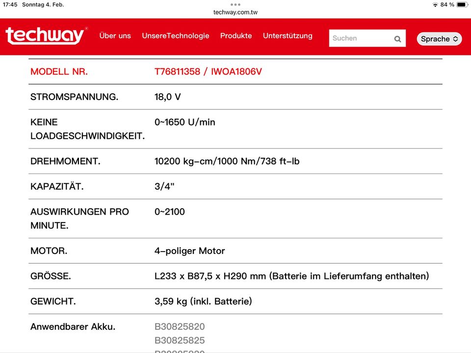 LKW Schlagschrauber 3/4 Zoll 1000NM in Roßdorf