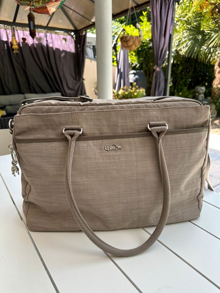 Kilping Tasche Laptop Aktentasche beige in Offenbach