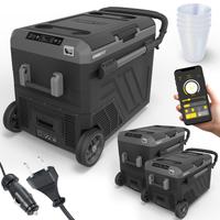 Kompressor Kühlbox 12v 240v 40L  50L  60L Mobile Kühltasche elektrische Gefrierbox Kühlschrank Stromanschluss Autokühlboxen elektrisch Nordrhein-Westfalen - Greven Vorschau