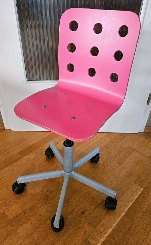 Ikea Kinderstuhl Jules magenta pink in Isen