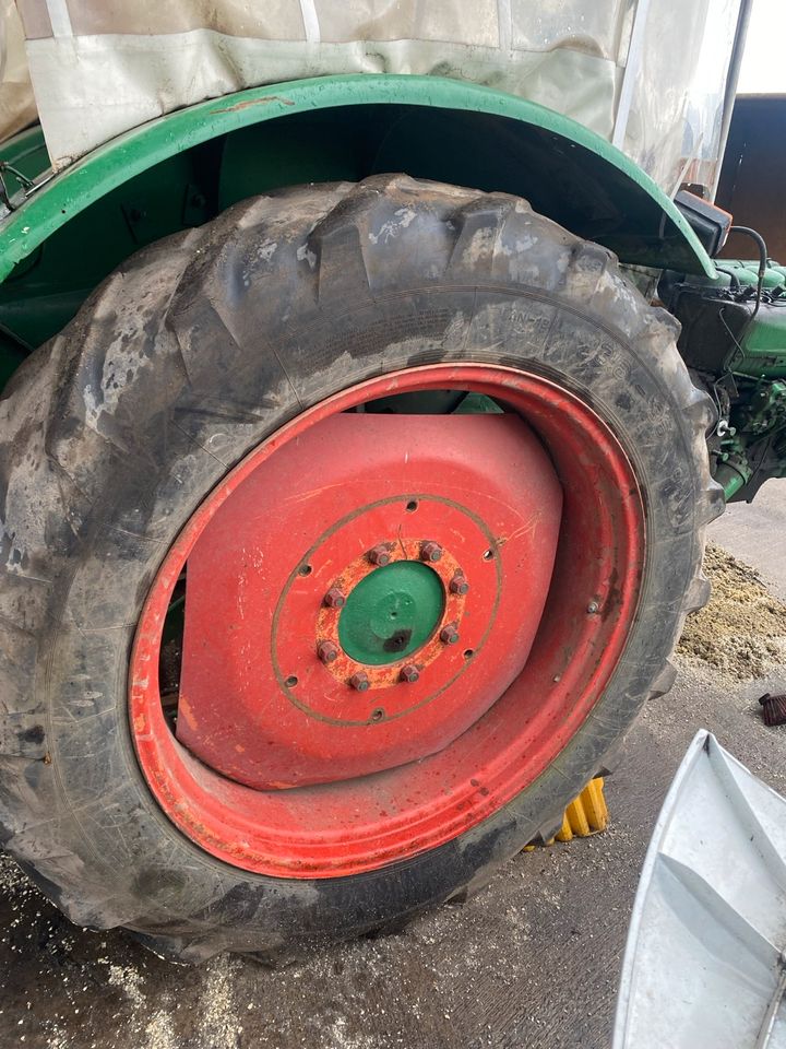 Deutz D50.1S Räder hinten Oldtimer Traktor Trecker Schlepper in Löhne