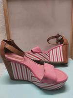 Schuhe Damen Gr 38, Marc O'Polo, gestreift rosa rot Saarbrücken-Mitte - Alt-Saarbrücken Vorschau