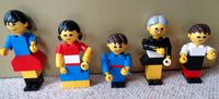 5 Lego Großkopffiguren Figuren - Vintage - 1970er Jahre Hessen - Rodgau Vorschau