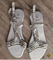 Neue Sandalen Größe 39 Silber Baden-Württemberg - Nürtingen Vorschau