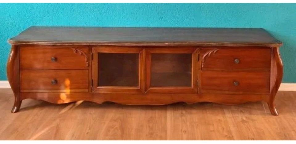 TV-Schrank Sideboard Unterschrank Kommode Schrank Holz Nussbaumto in Werdau