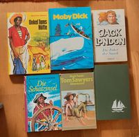 6 Kinderbuch Klassiker Moby Dick Schatzinsel Tom Sawyer Twain etc Nordrhein-Westfalen - Ratingen Vorschau