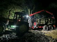 Lohnrücken Rückewagen Transport von Holzstämmen stämmen Schleswig-Holstein - Ahlefeld-Bistensee Vorschau
