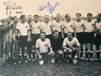 Helmut Rahn (+2003) & Fritz Walter (+2002) Original Autogramm Duisburg - Duisburg-Mitte Vorschau