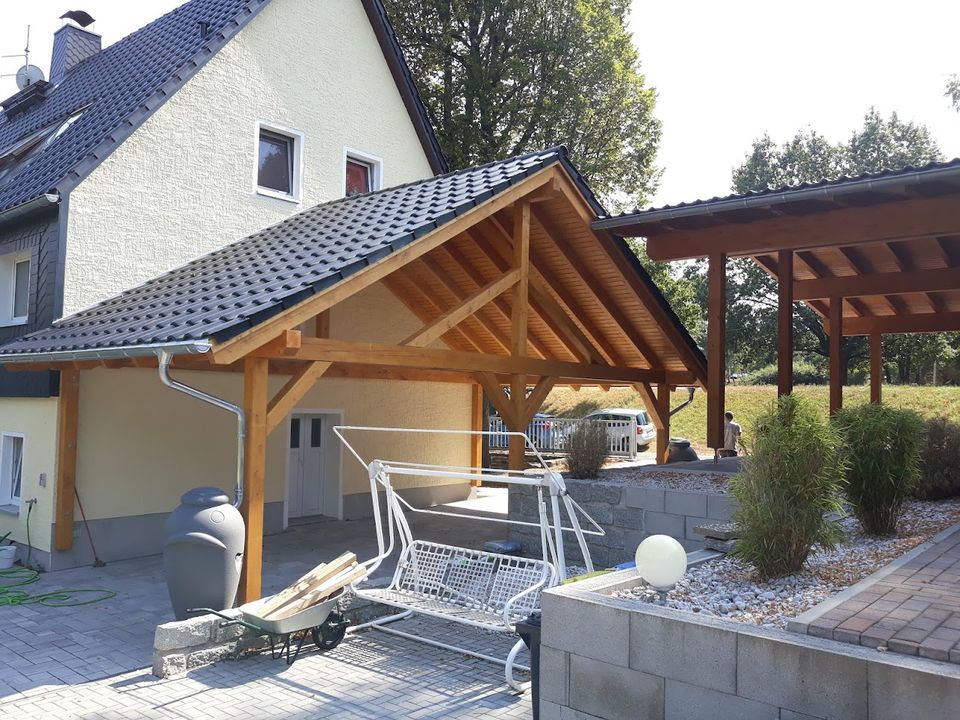 Carport Gerätehaus Holzgarage in Oelsnitz/Erzgeb.