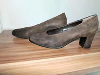 Brauner Damen Wildleder Schuh Hessen - Schauenburg Vorschau